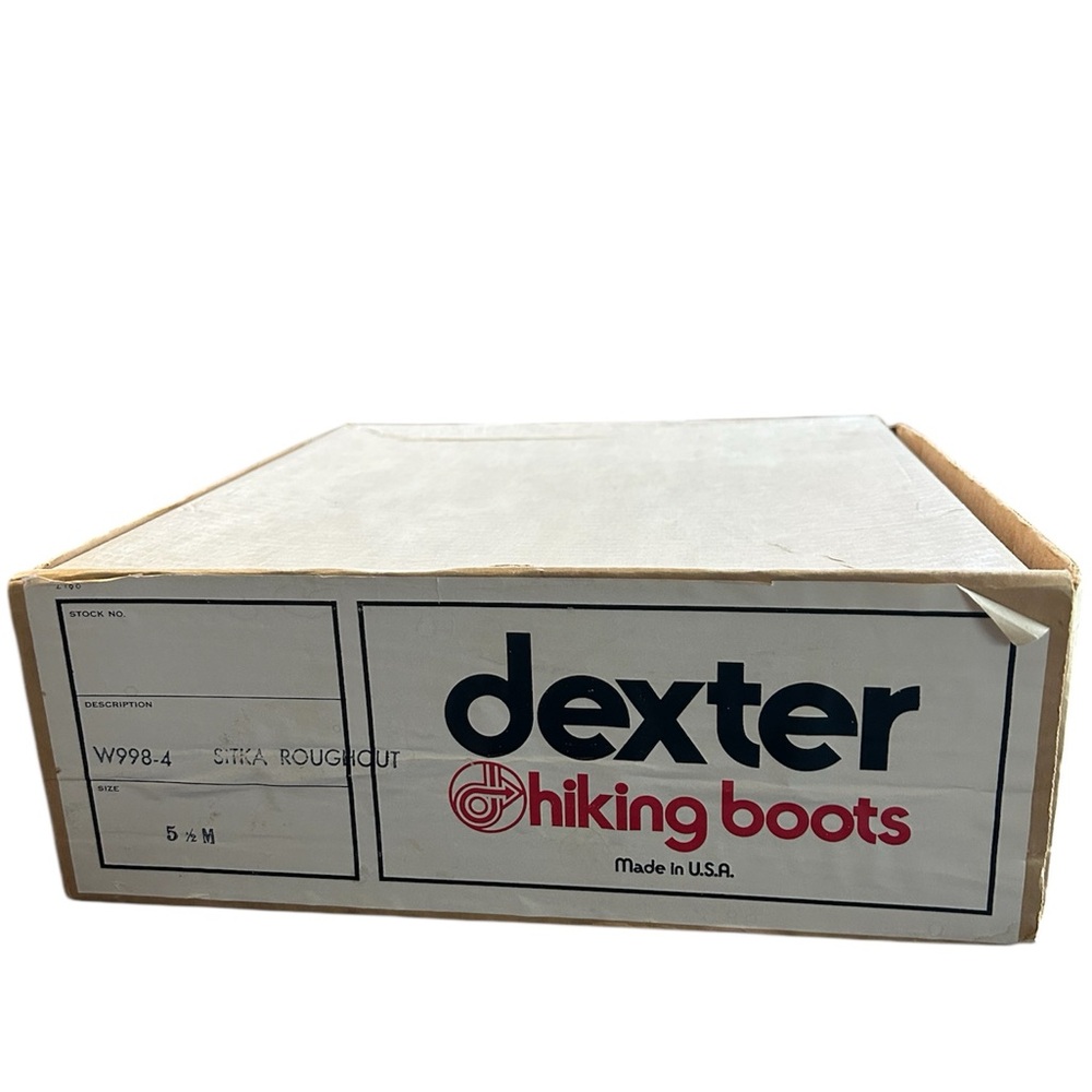 DEXTER Brown Suede Leather Hiking Boots Men’s size 5 1/2 = Women’s size 7 - Picture 10 of 12